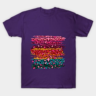 Abstract Leopard Print T-Shirt